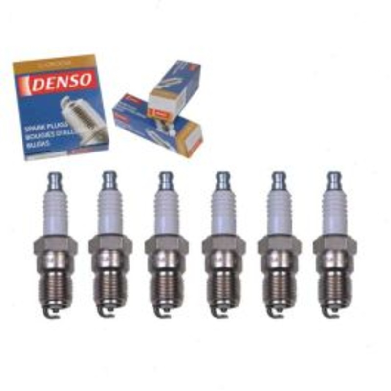 6 pc DENSO Standard U-Groove Spark Plugs for 1992-2003 Pontiac Grand Am 3.1L 3.3L 3.4L V6