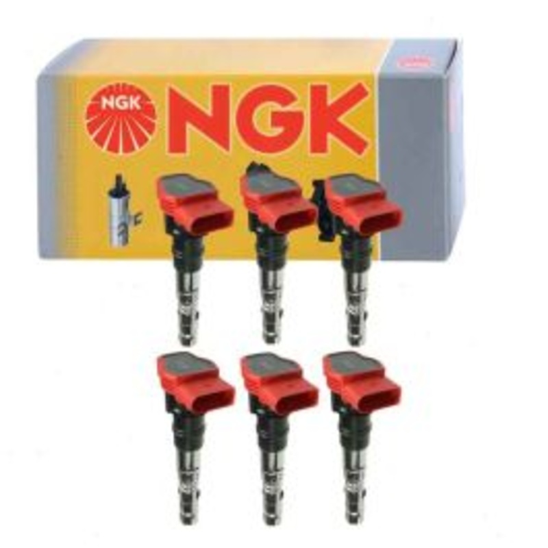 6 pc NGK 48697 U5024 Ignition Coils