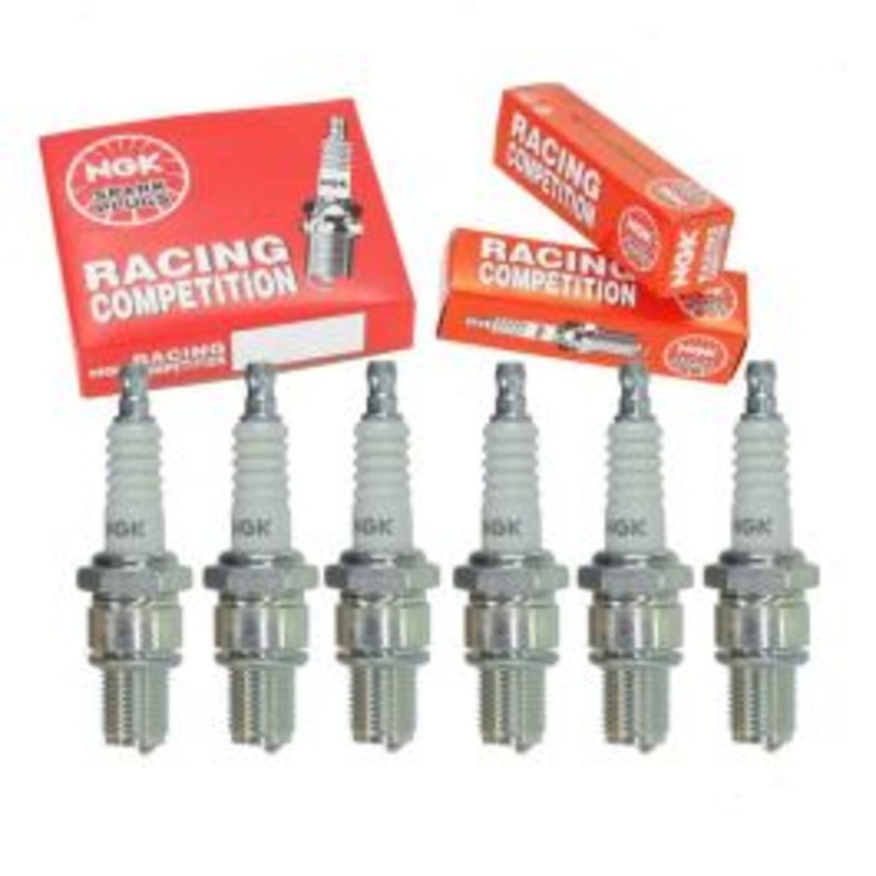 6 pc NGK Racing 5962 R6061-10 Spark Plugs