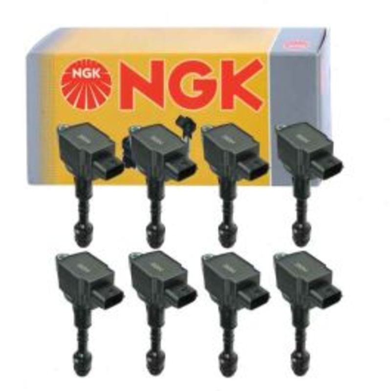8 pc NGK Ignition Coils for 2012-2016 Nissan NV2500 5.6L V8