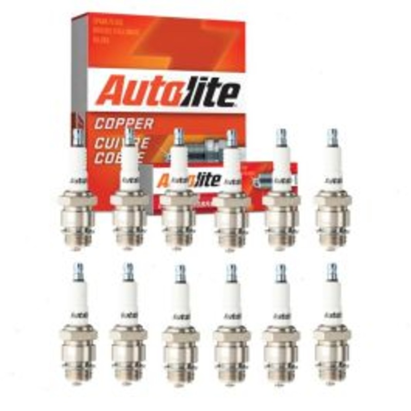 12 pc Autolite Copper Core Spark Plugs for 1933 Cadillac 370 C