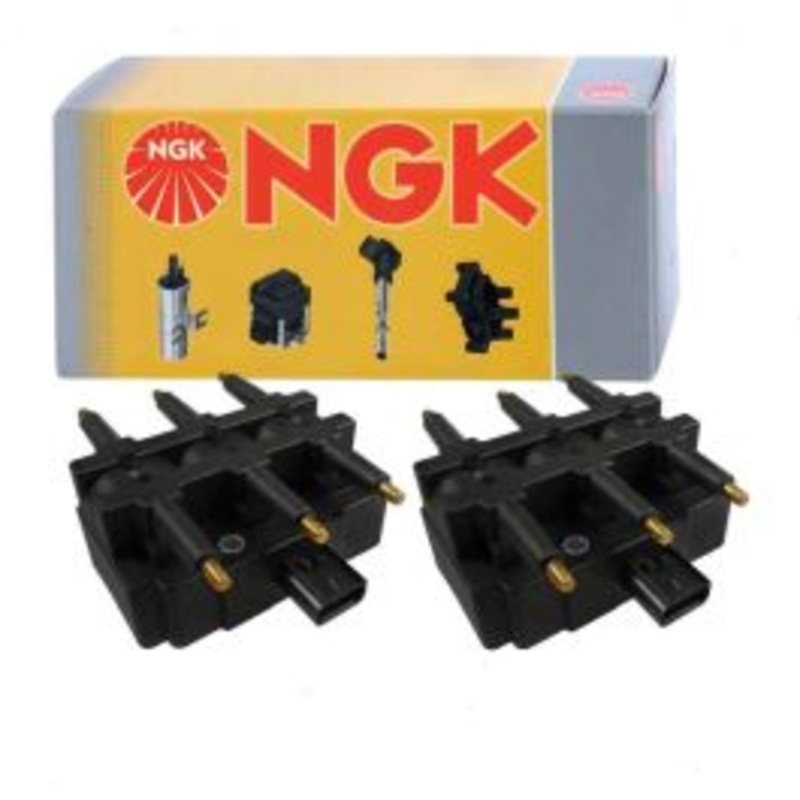2 pc NGK 48695 U2057 Ignition Coils