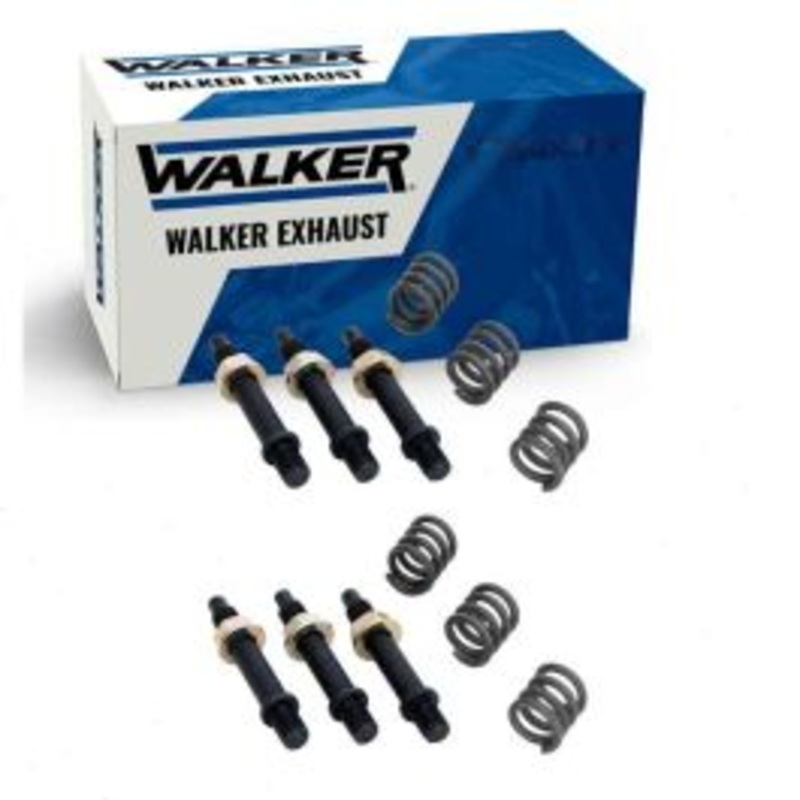 2 pc Walker Converter Inlet Exhaust Bolt & Springs for 1994-1995 GMC C2500 4.3L 5.0L 5.7L V6 V8