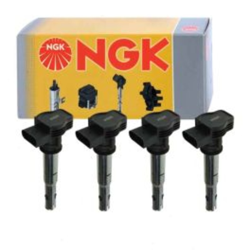 4 pc NGK Ignition Coils for 2010-2017 Audi A5 Quattro 2.0L L4
