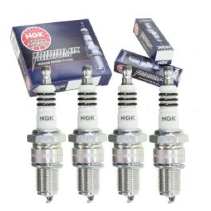 4 pc NGK Iridium IX Spark Plugs for 1967-1968 Alfa Romeo Duetto 1600 1.6L L4