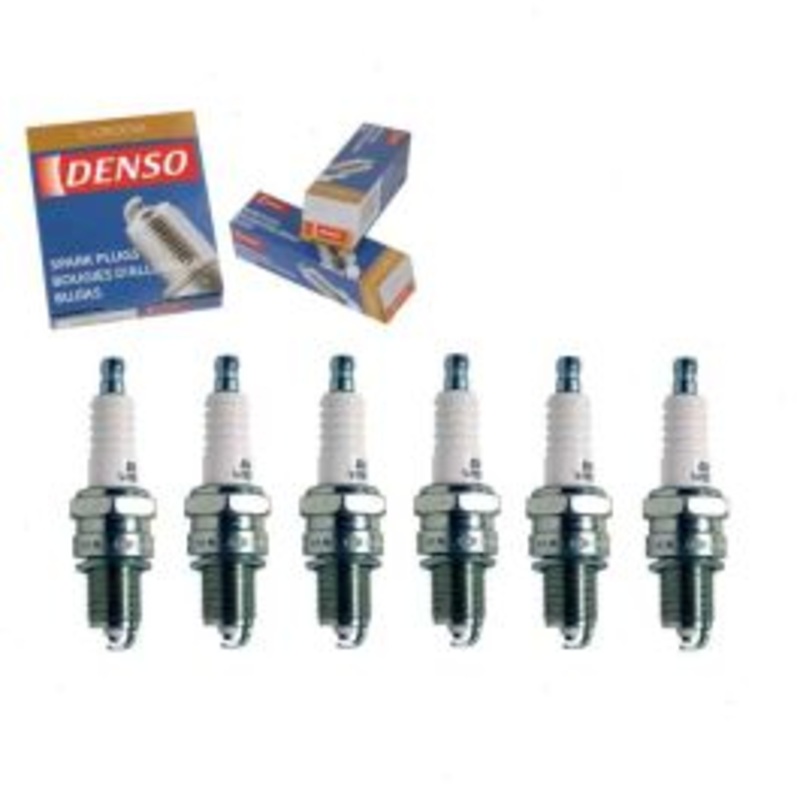 6 pc DENSO Standard U-Groove Spark Plugs for 1988-1992 BMW 735iL 3.5L L6