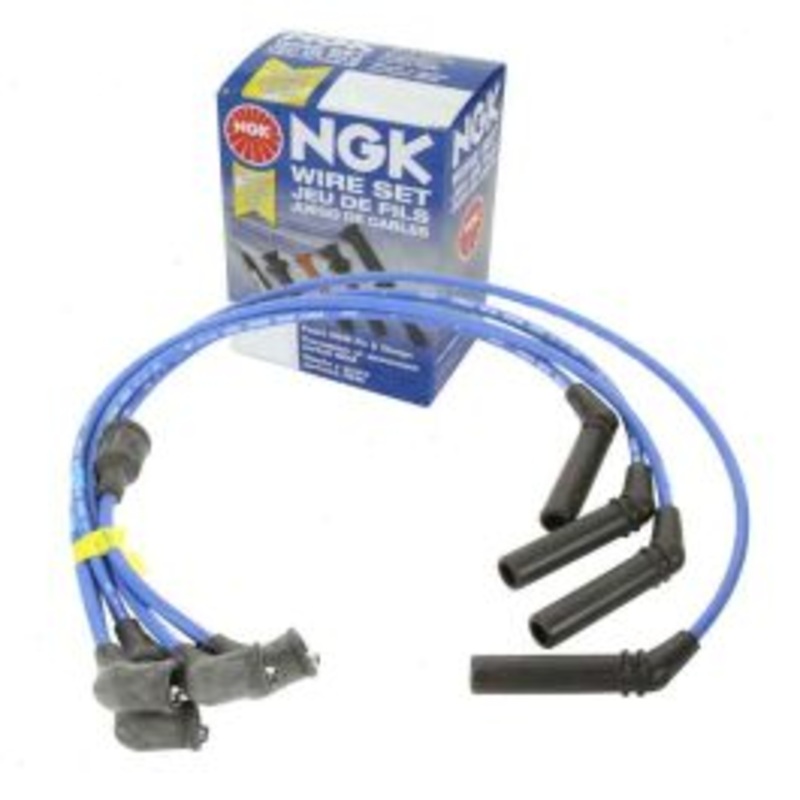 NGK Spark Plug Wire Set for 1989-1990 Dodge 2000 GTX 2.0L L4