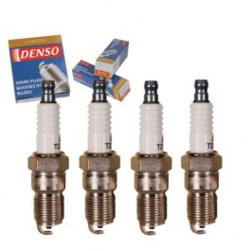 4 pc DENSO Standard U-Groove Spark Plugs for 1986-1990 Ford Escort 1.9L L4