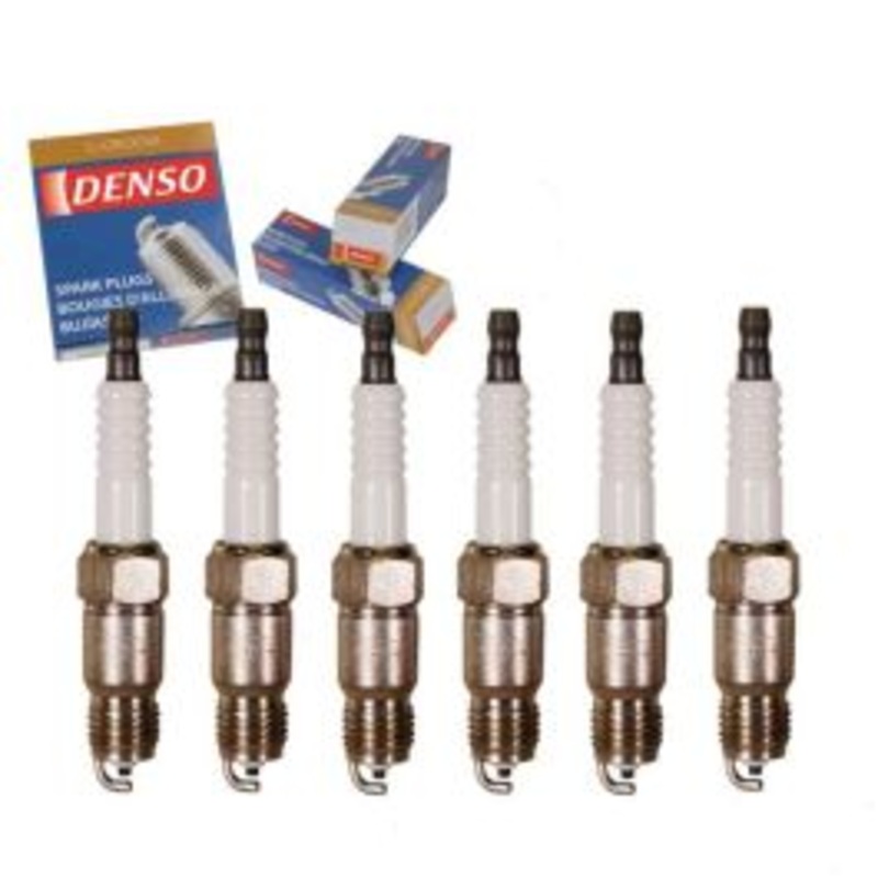 6 pc DENSO Standard U-Groove Spark Plugs for 1986 Pontiac Bonneville 4.3L V6