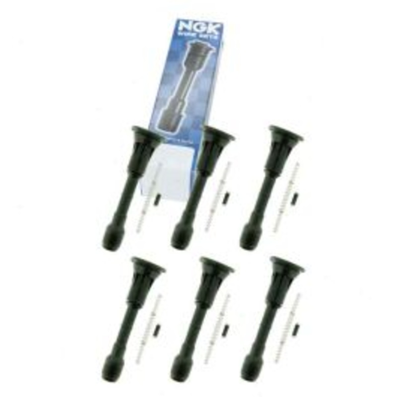 6 pc NGK Ignition Coil Boots for 2013-2018 Nissan Pathfinder 3.5L V6