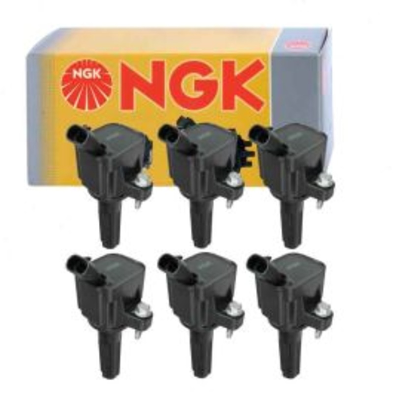 6 pc NGK Ignition Coils for 2006 Chevrolet Trailblazer EXT 4.2L L6