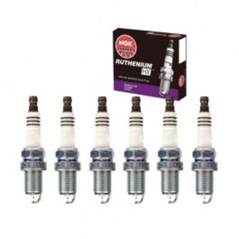6 pc NGK Ruthenium HX Spark Plugs for 1997 Dodge B2500 3.9L V6