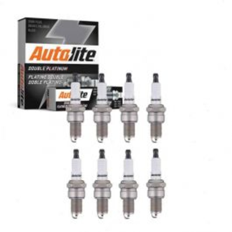 8 pc Autolite Double Platinum Spark Plug for 1965 Fargo F100 Panel Delivery