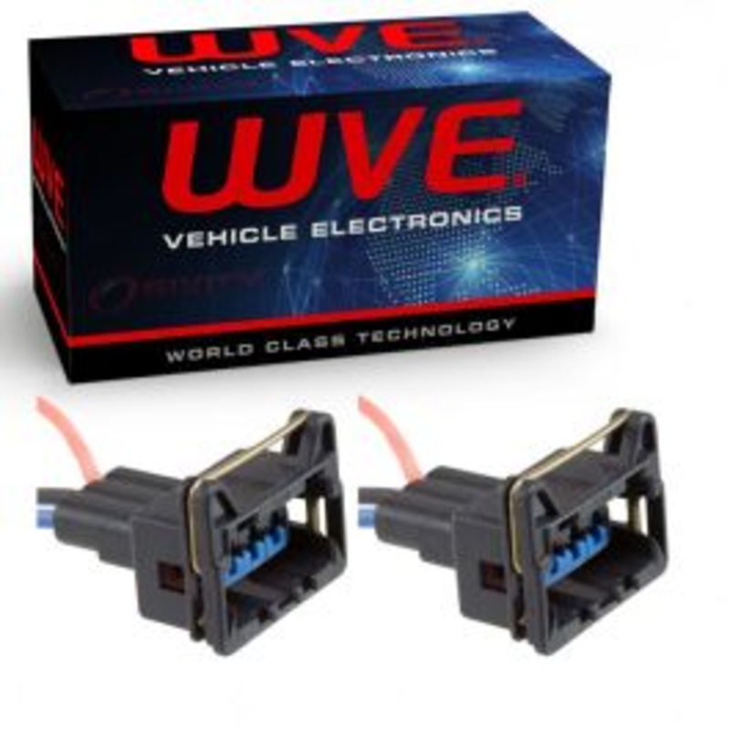 2 pc Wells WVE Camshaft Position Sensor Connectors for 1998-2007 Volkswagen Passat Phaeton Touareg 2.8L 4.2L V6 V8