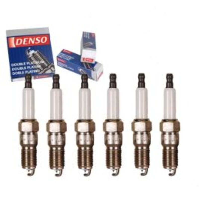 6 pc DENSO Double Platinum Spark Plugs for 1984-1990 Ford Bronco II 2.8L 2.9L V6