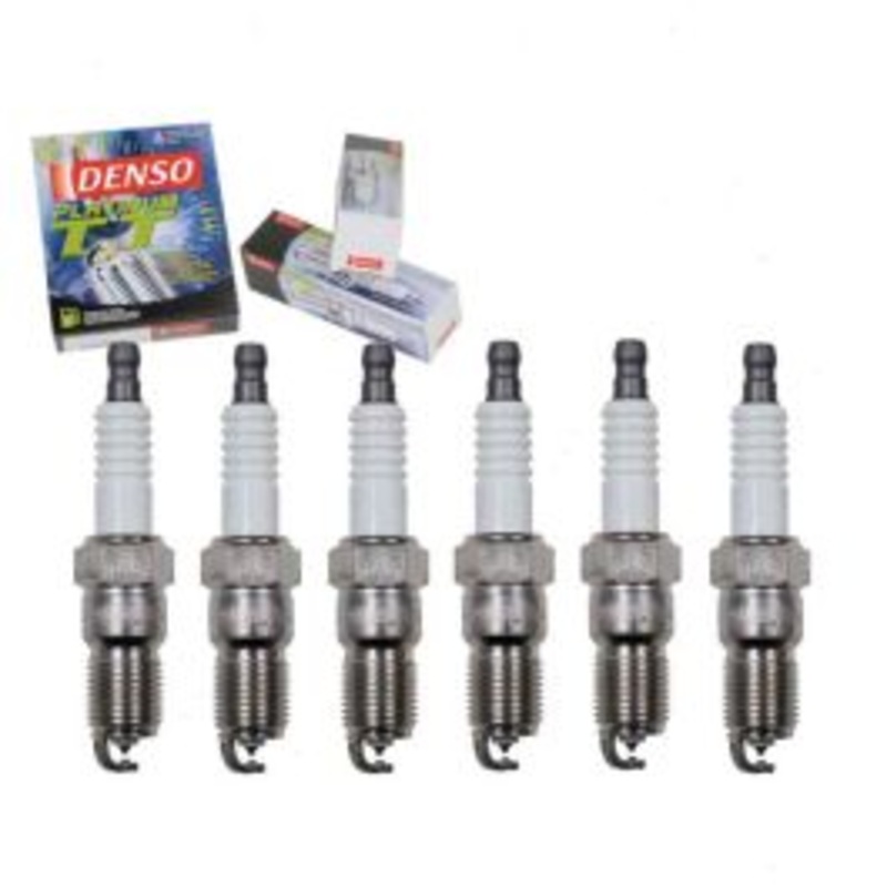 6 pc DENSO Platinum TT Spark Plugs for 1985-2005 Pontiac Grand Am 3.0L 3.1L 3.3L 3.4L V6