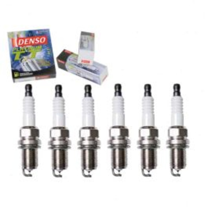 6 pc DENSO Platinum TT Spark Plugs for 2009 Audi A4 Quattro 3.2L V6
