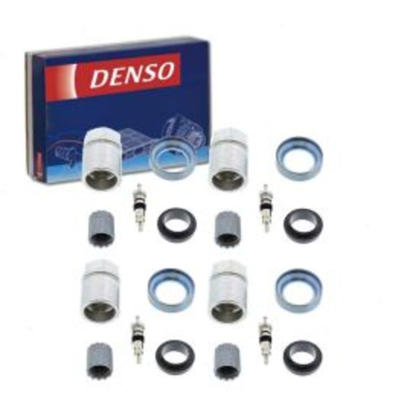 4 pc DENSO TPMS Sensor Service Kits for 2013-2017 Nissan Pathfinder