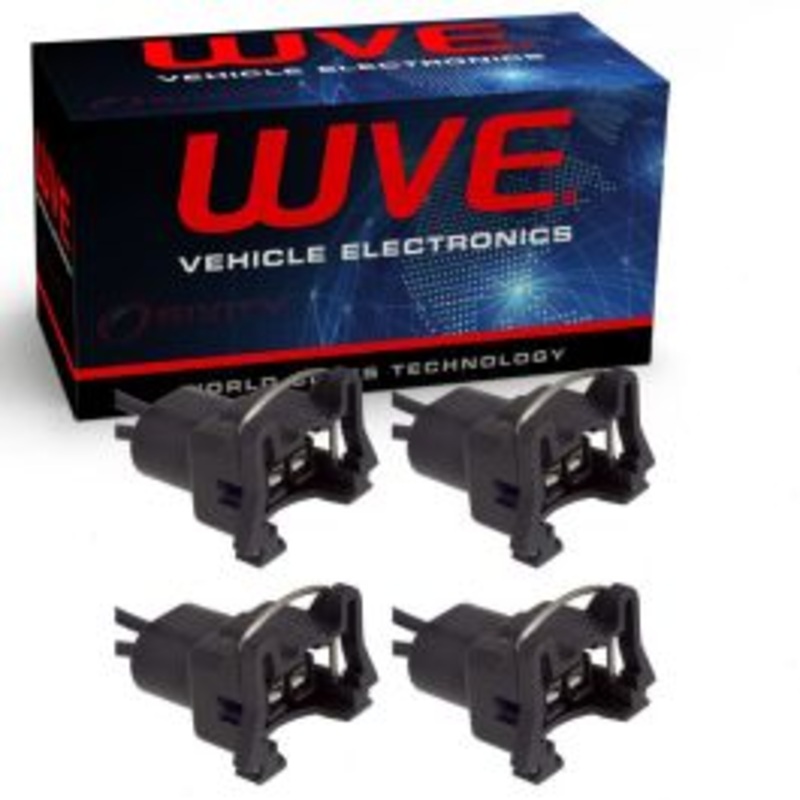 4 pc Wells WVE Fuel Injector Connectors for 1990-2000 Chevrolet Beretta Cavalier S10 2.2L 2.3L L4