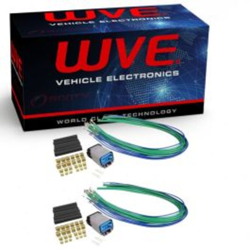 2 pc Wells WVE Power Window Motor Connectors for 2012-2015 Ram C V