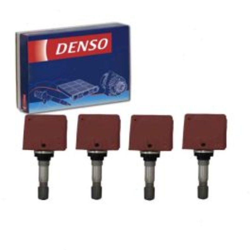 4 pc DENSO Tire Pressure Monitoring System Sensors for 2003-2006 Mitsubishi Montero