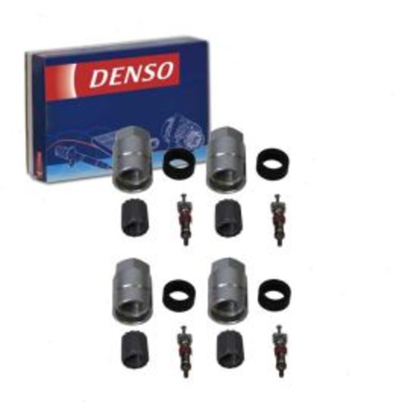 4 pc DENSO TPMS Sensor Service Kits for 2007-2012 Mitsubishi Galant