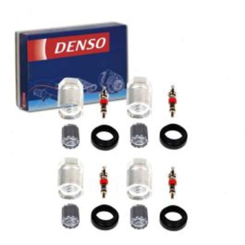 4 pc DENSO TPMS Sensor Service Kits for 2012-2014 Nissan NV2500