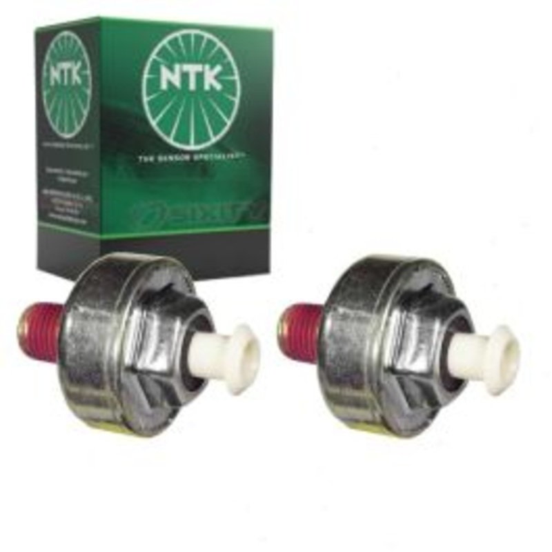 2 pc NTK Ignition Knock Detonation Sensors for 1987 Chevrolet V10 4.3L V6