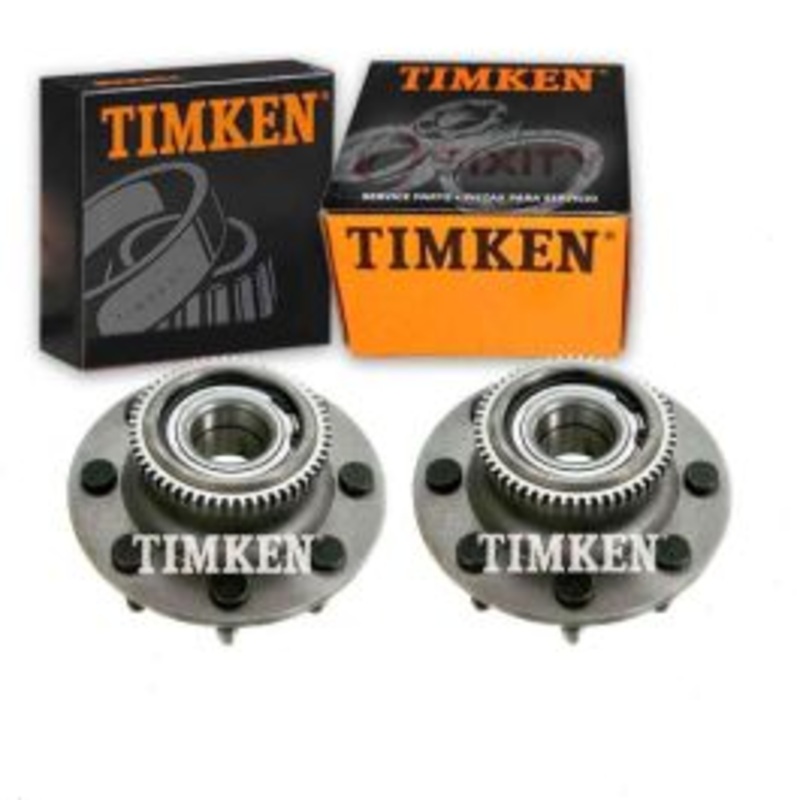 2 pc Timken Front Wheel Bearing Hub Assemblys for 2000-2002 Dodge Ram 2500