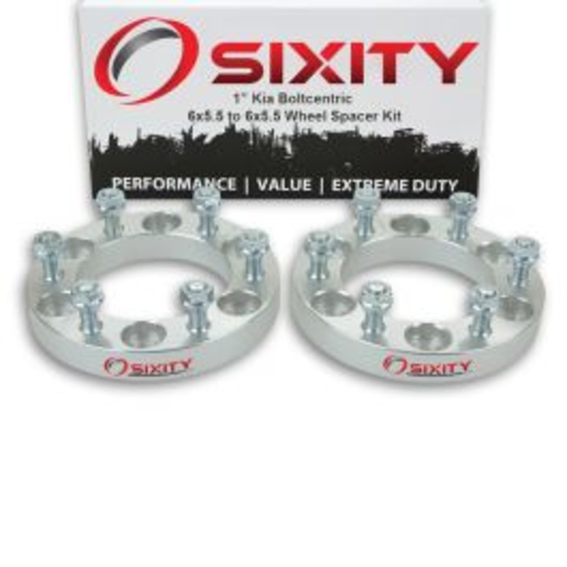 Sixity 2 pc 1" Thick Wheel Spacers - Kia Sedona - 6x5.5
