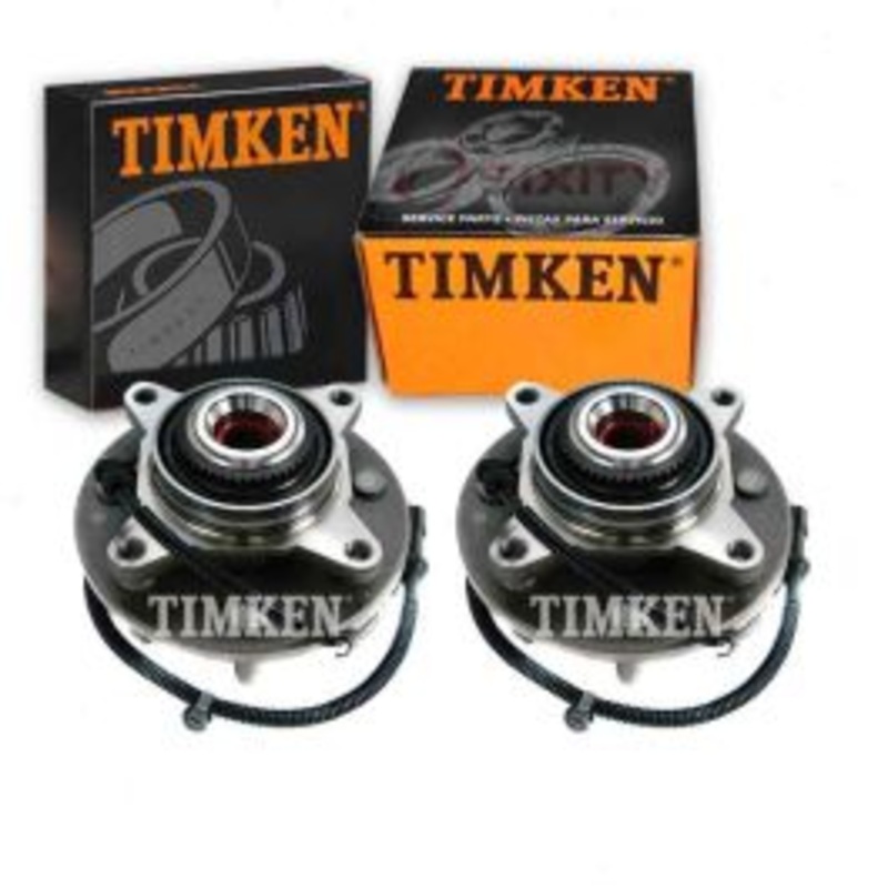 2 pc Timken Front Wheel Bearing Hub Assemblys for 2006-2008 Lincoln Mark LT