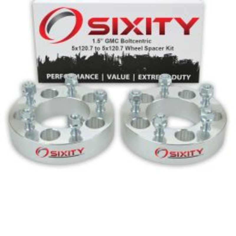 Sixity 2 pc 1.5" Thick Wheel Spacers - GMC Jimmy Sonoma - 5x120.7mm