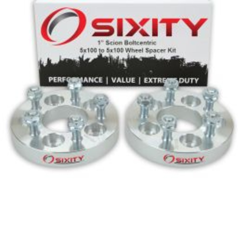 Sixity 2 pc 1" Thick Wheel Spacers - Scion tC xD - 5x100mm