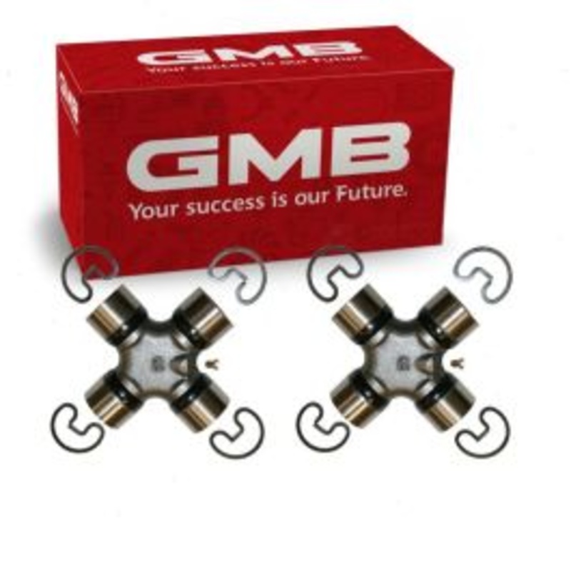 2 pc GMB Front Shaft Rear Center Universal Joints for 1975-1978 Ford F-250