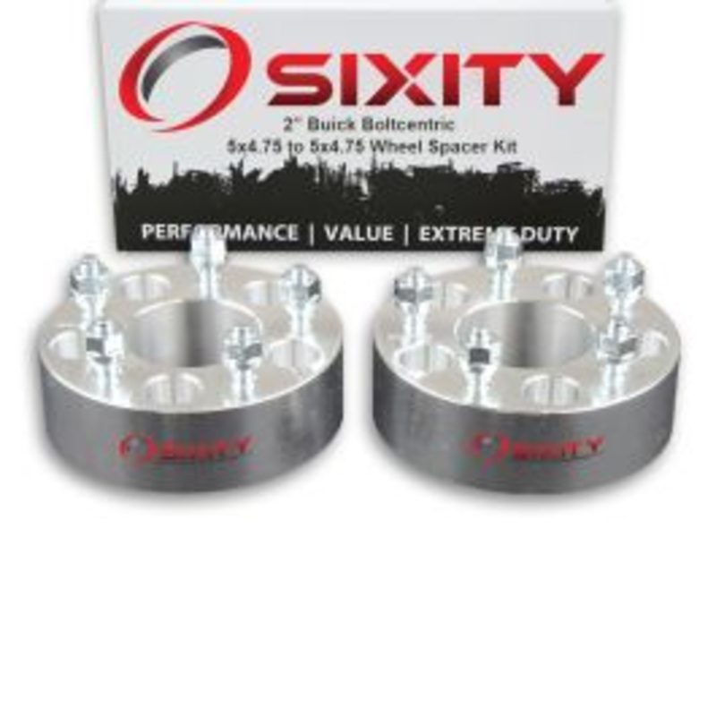 Sixity 2 pc 2" Thick Wheel Spacers - Buick Riveria - 5x4.75