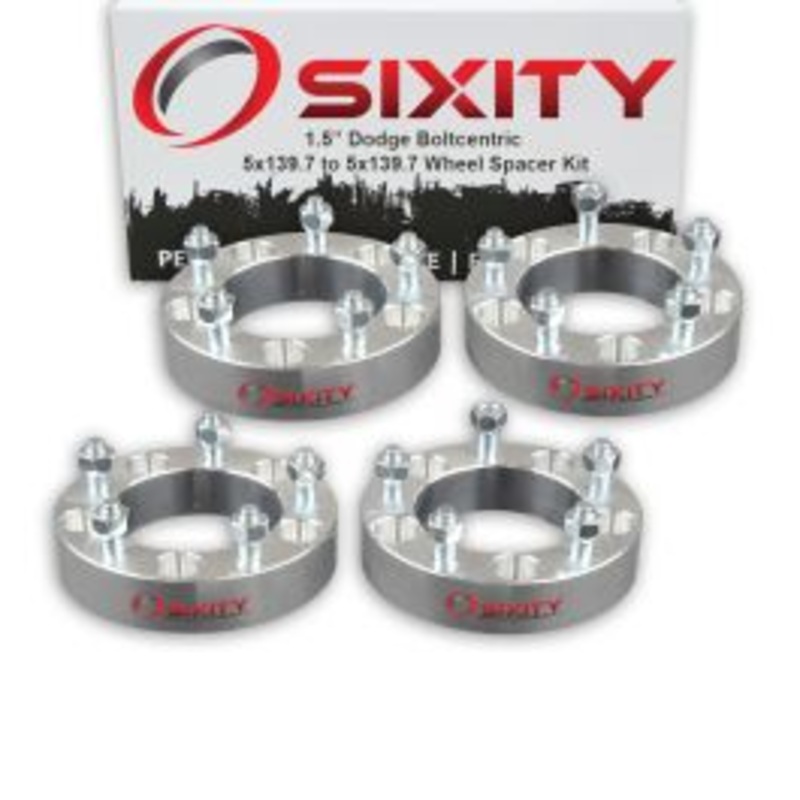 Sixity 4 pc 1.5" Thick Wheel Spacers - Dodge Ram 1500 Dakota - 5x139.7mm