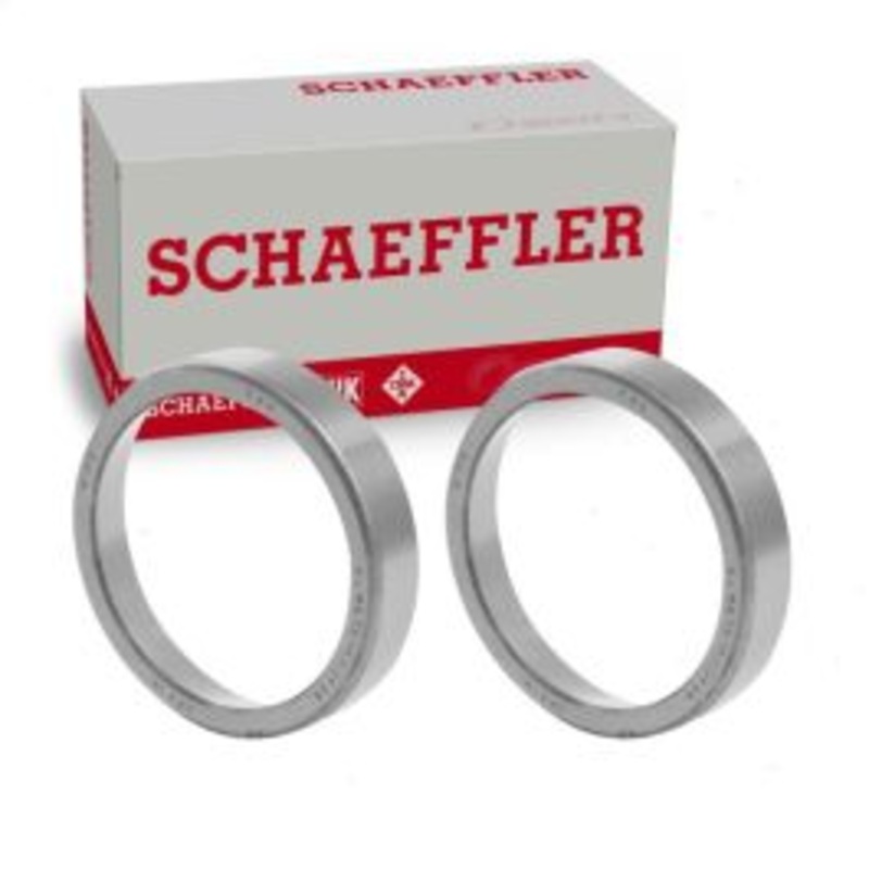 2 pc Schaeffler Front Inner Wheel Bearing Races for 1967 Jaguar 340