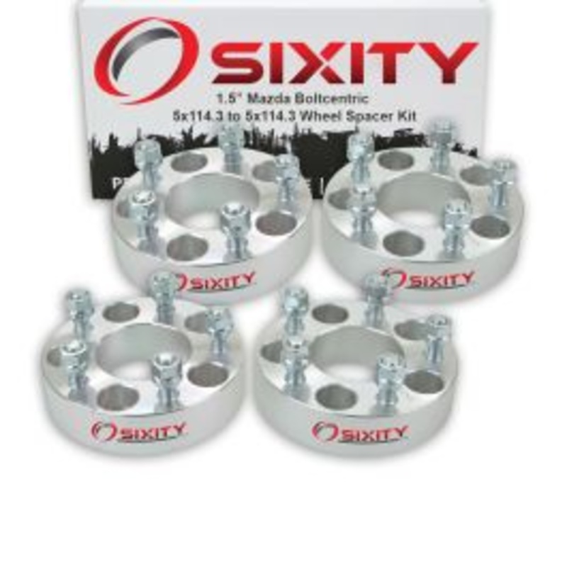 Sixity 4 pc 1.5" Thick Wheel Spacers - Mazda B2500 B3000 B4000 Navajo - 5x114.3mm