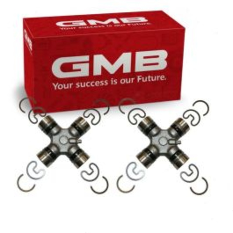 2 pc GMB Rear Shaft All Universal Joints for 1994-2002 Dodge Ram 3500