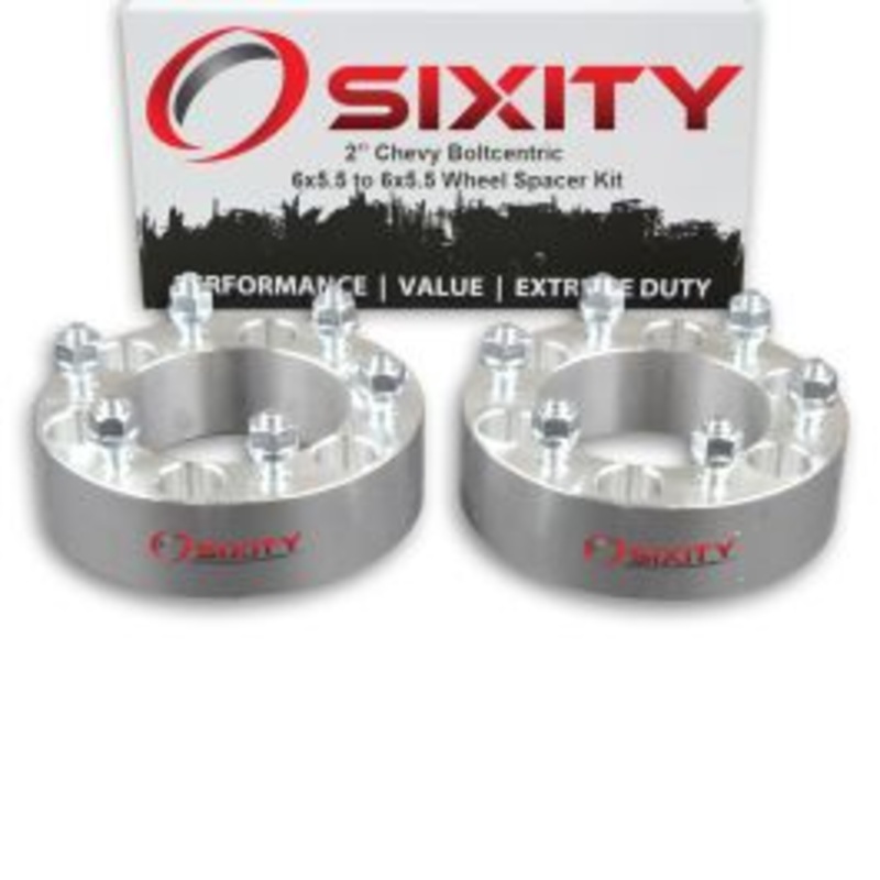 Sixity 2 pc 2" Thick Wheel Spacers - Chevy Colorado - 6x5.5