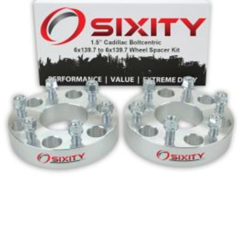 Sixity 2 pc 1.5" Thick Wheel Spacers - Cadillac Escalade - 6x139.7mm