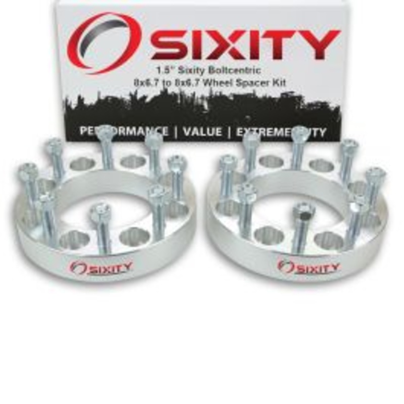 Sixity 2 pc 1.5" Inch Thick 8x6.7 Wheel Spacers M14x1.5mm 1.75in Studs Lugs