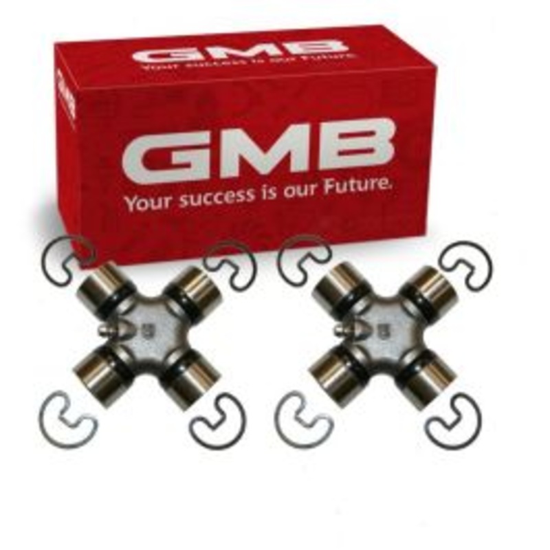 2 pc GMB Front Shaft All Universal Joints for 1981-1985 Jeep Scrambler