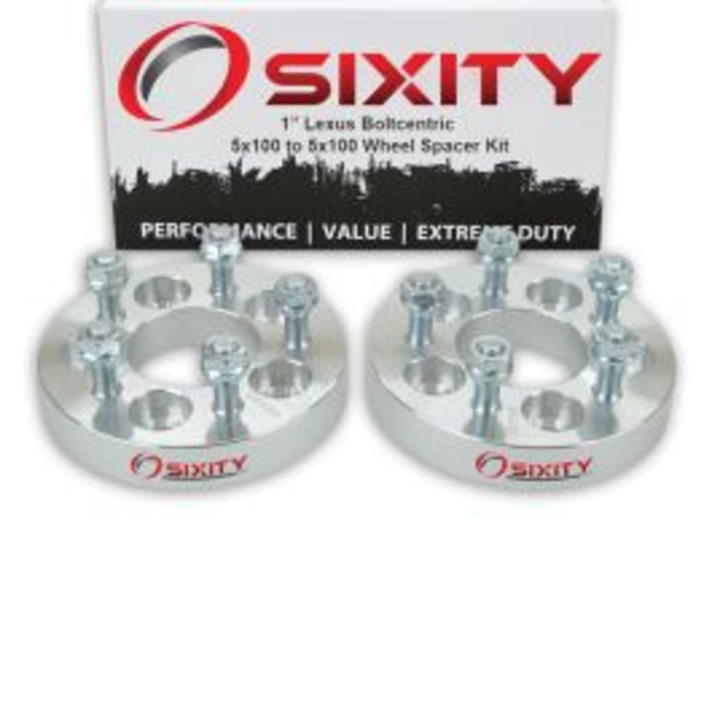 Sixity 2 pc 1" Thick Wheel Spacers - Lexus ES250 - 5x100mm