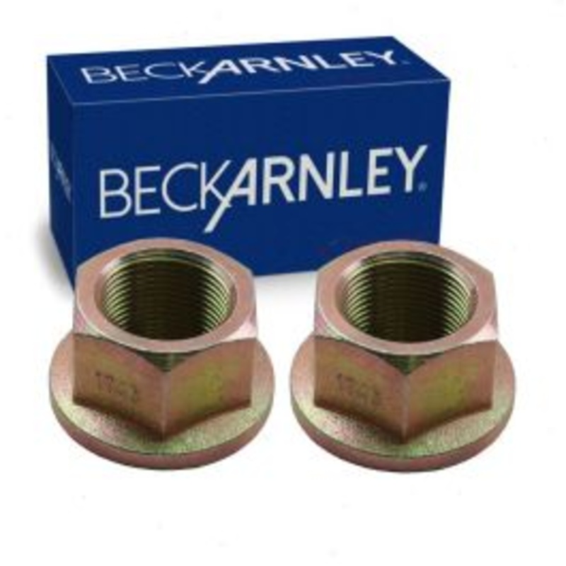 2 pc Beck/Arnley Front Axle Nuts for 2004-2013 Nissan Titan