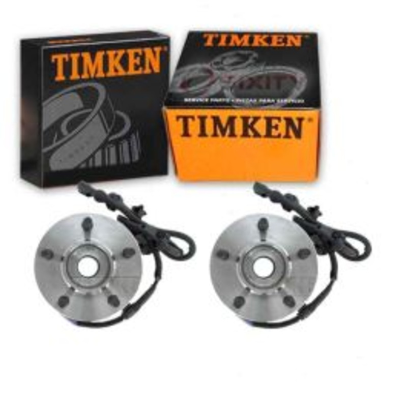 2 pc Timken Front Wheel Bearing Hub Assemblys for 2001-2002 Mazda B3000