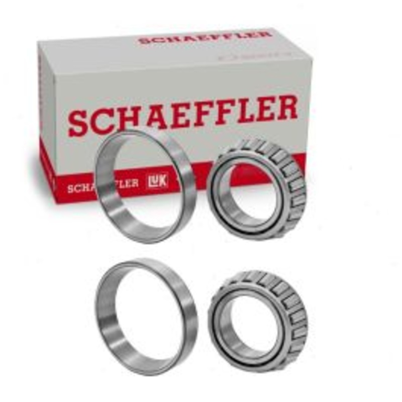 2 pc Schaeffler Front Inner Wheel Bearings for 1963-1965 Mercury Comet 3.6L 4.3L 4.7L 7.0L V8