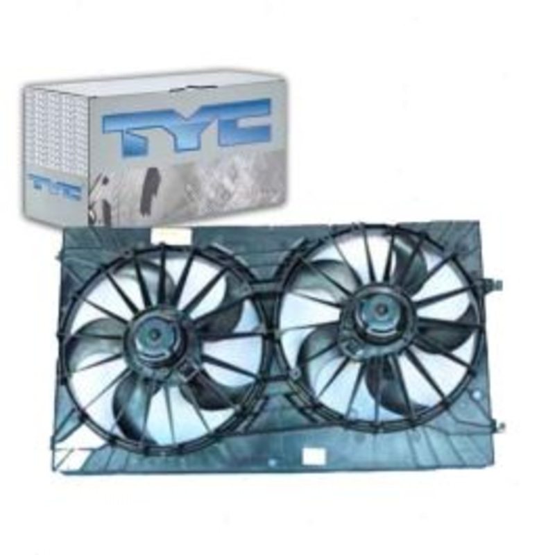 TYC 621570 Dual Radiator & Condenser Fan Assembly