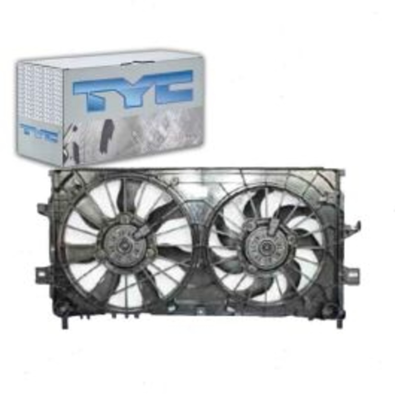 TYC Dual Radiator & Condenser Fan Assembly for 2006-2007 Chevrolet Monte Carlo 5.3L V8