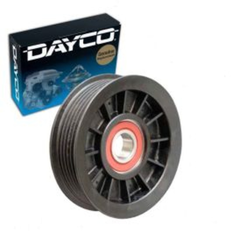 Dayco Grooved Pulley Drive Belt Idler Pulley for 1997-2002 Ford E-250 Econoline 4.2L V6